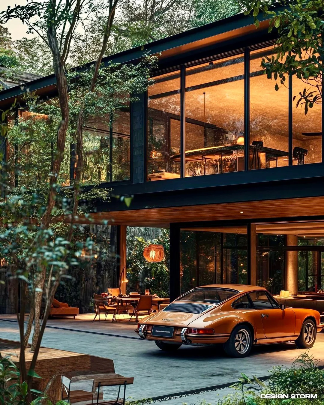 Konsep rumah forest living premium